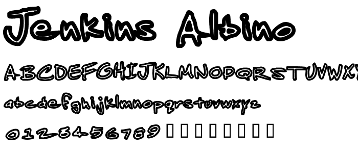 Jenkins  Albino font